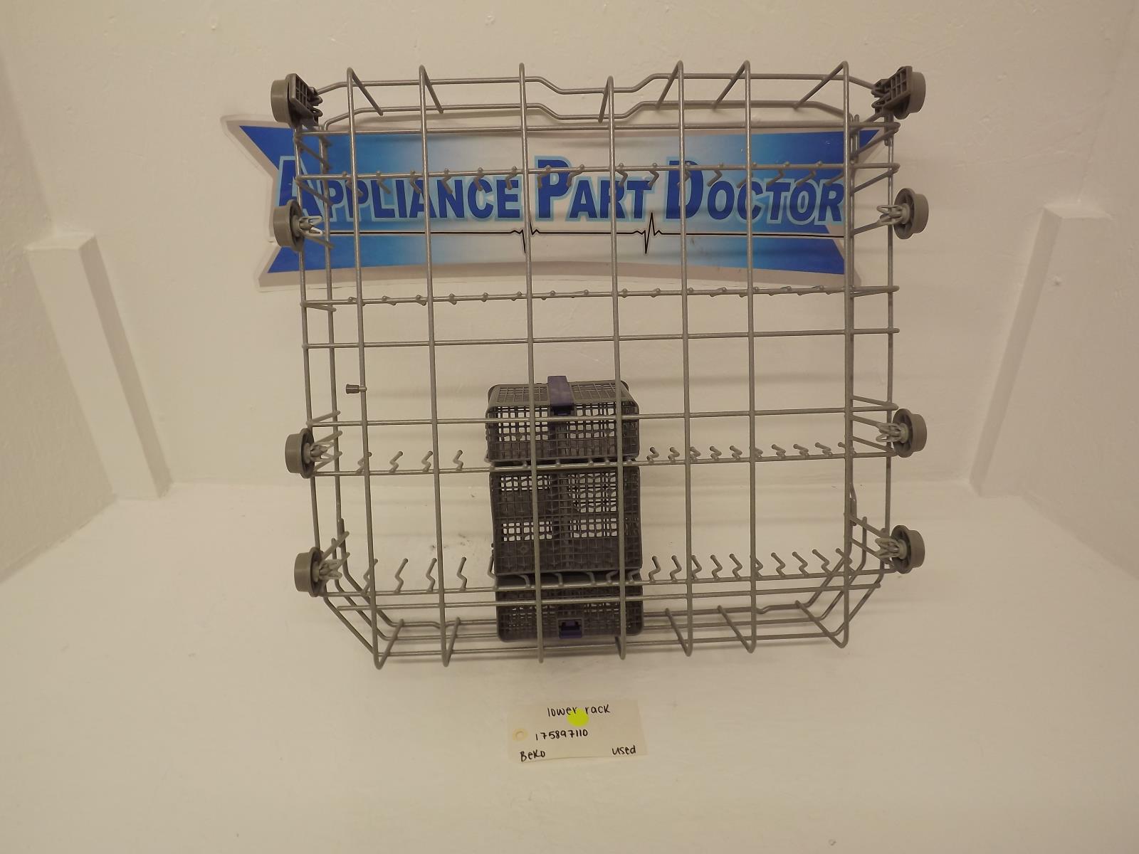 Beko Dishwasher 175897110 Lower Rack Used Beko Dishwasher 175897110 Lower Rack Used